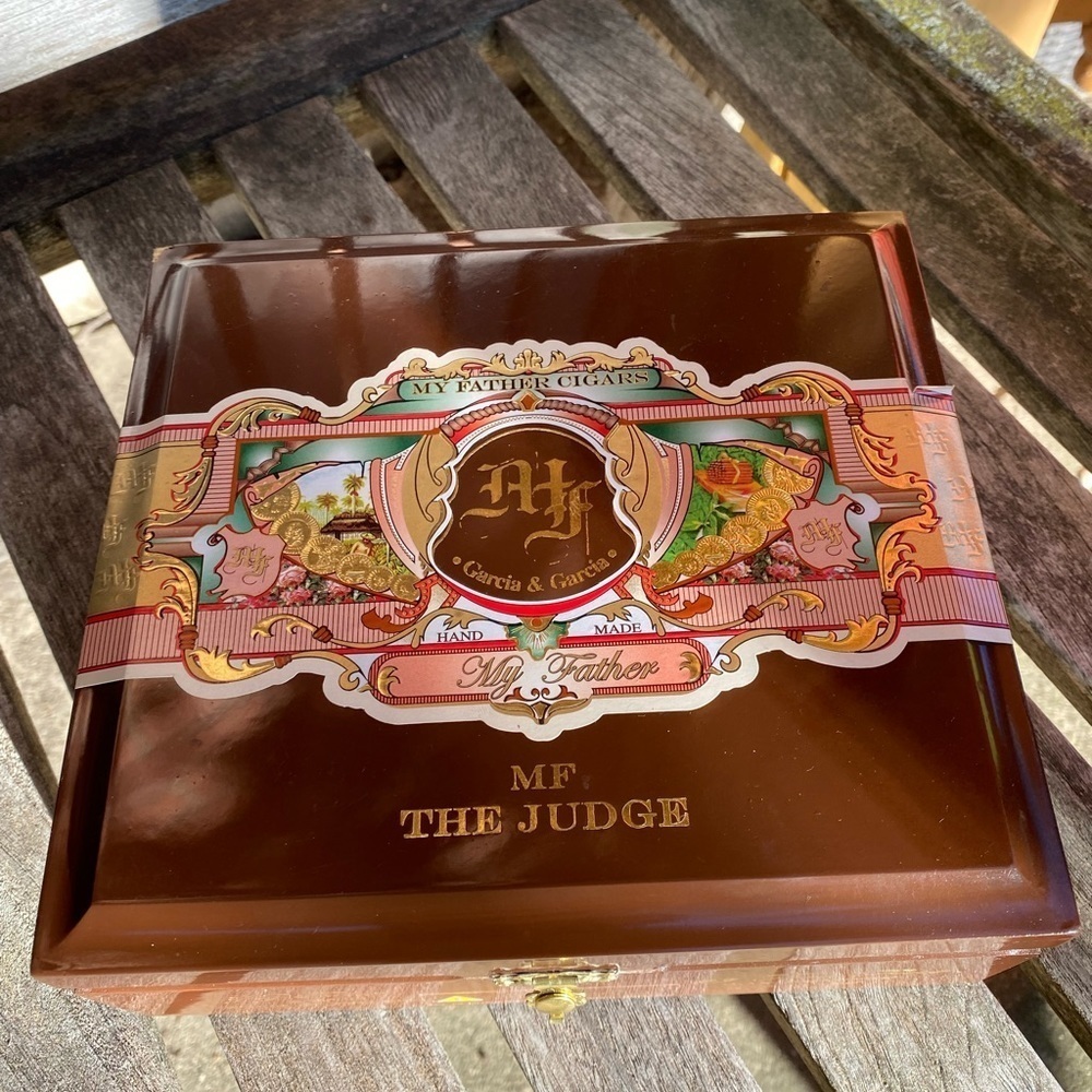Large brown EMPTY Cigar Box for storage or decoration